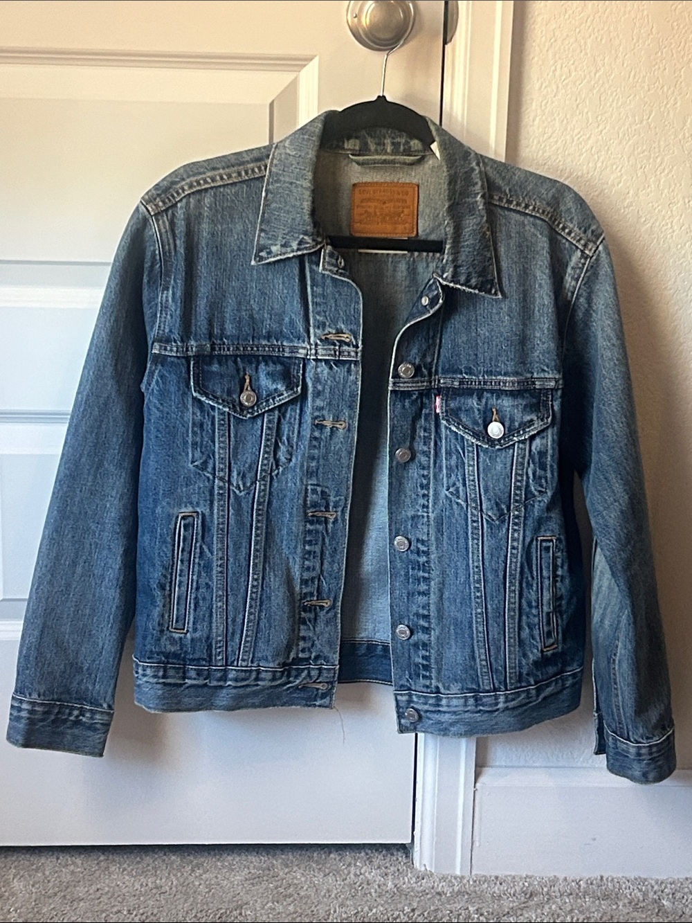 Denim jacket categorization size small